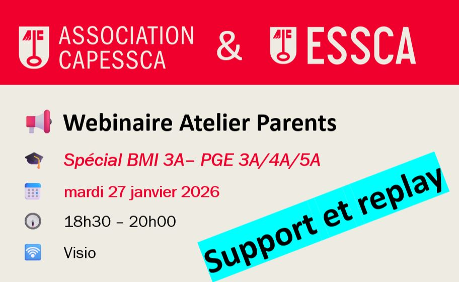 Support Webinaire Atelier Parents Spécial BMI 3A et MASTER